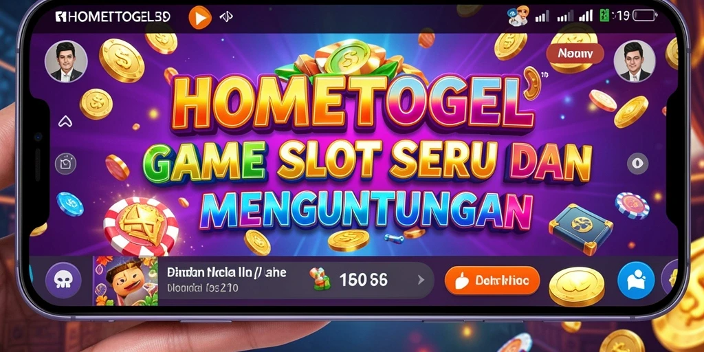 Tampilan gameplay HOMETOGEL yang menarik dan mendebarkan.