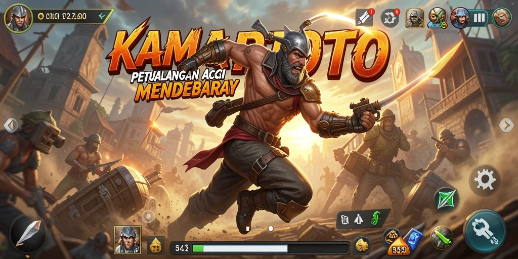 Tampilan gameplay KAMARTOTO yang intens dan menegangkan.