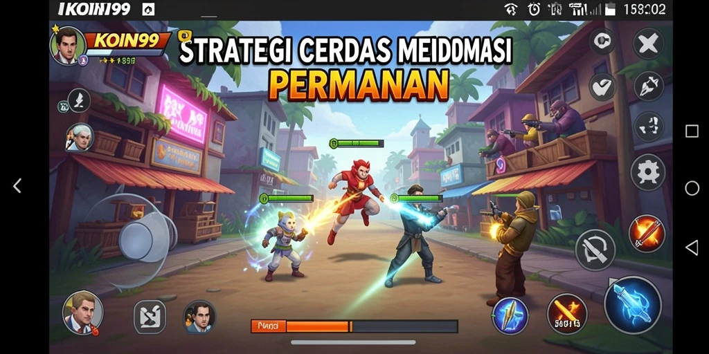 Tampilan gameplay <strong>KOIN99</strong> yang menarik dengan strategi mendalam.