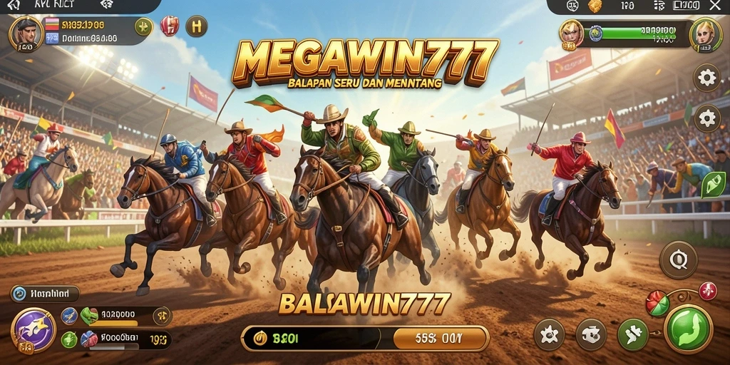 Tampilan gameplay MEGAWIN777 yang penuh aksi dan tantangan.