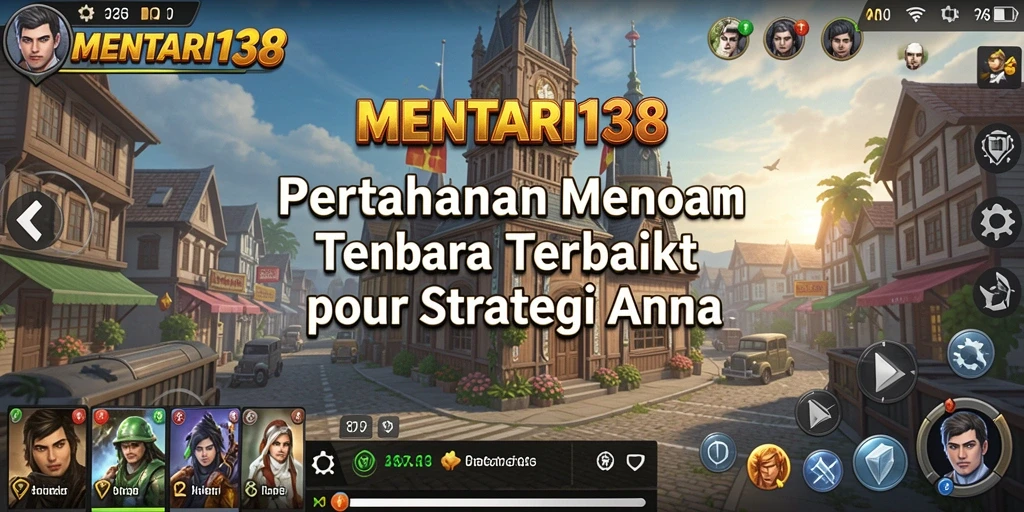 Screenshot utama MENTARI138 yang menunjukkan aksi gameplay Tower Defense yang intens.