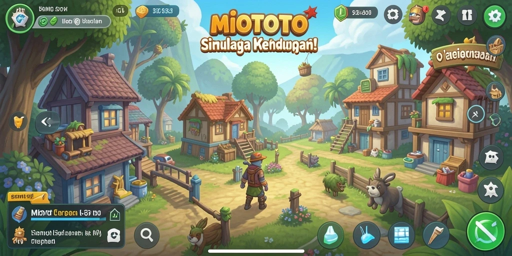 Tangkapan layar MIOTOTO yang menunjukkan gameplay menarik dan interaktif.