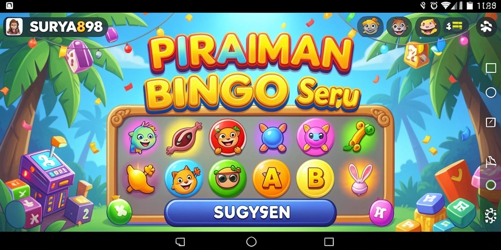 Gameplay seru dan interaktif di SURYA898 Bingo.