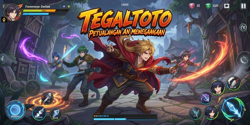 Gameplay seru dengan karakter anime yang menarik.